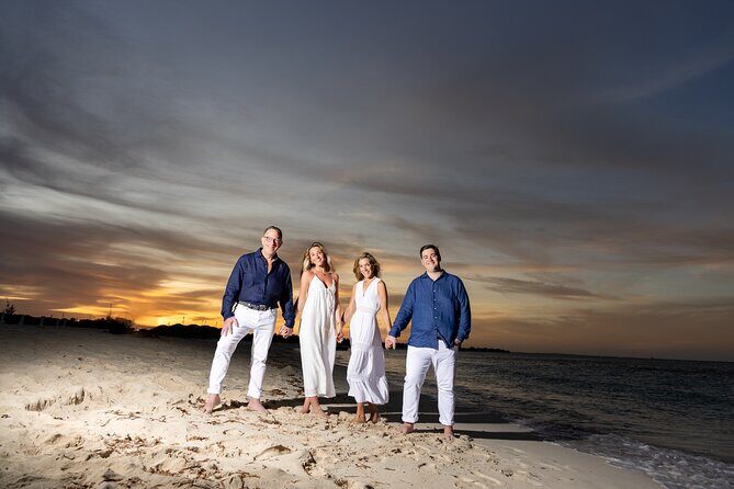 1 Hour Private Professional Portraits in Grace Bay Beach - Grace Bay Beach: The photo backdrop that does half the work