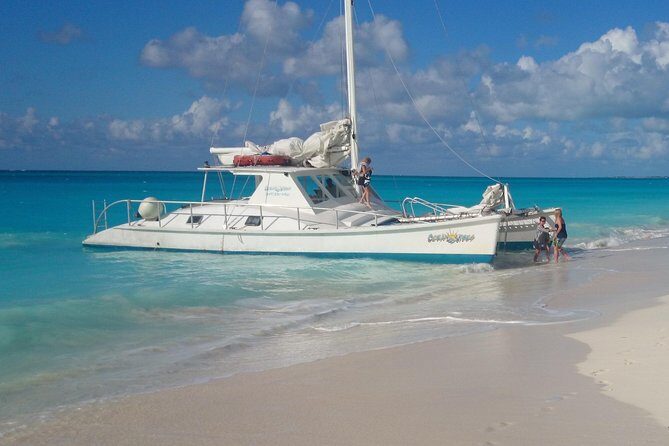 2 Hour Private Sunset Catamaran Sailing Charter from Grace Bay, Providenciales - Cruise Time on Grace Bay and Nearby Cays