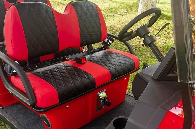 4 Seater Luxury Golf Carts Rental in Grand Turk - Entering the port zone: where check-in feels easy