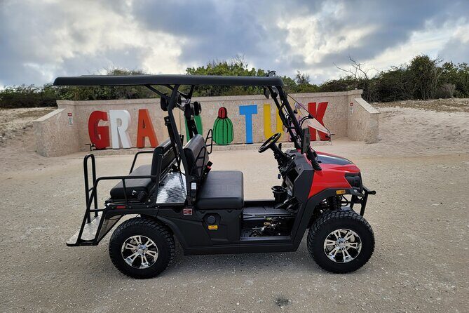 4Seater UTV Golf Cart in Grand Turk - Why a private 4-seater cart beats a rushed group tour