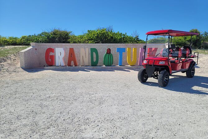 6-Seater Golf Cart: Grand Turk - Price and value: $235 per group, plus fuel math