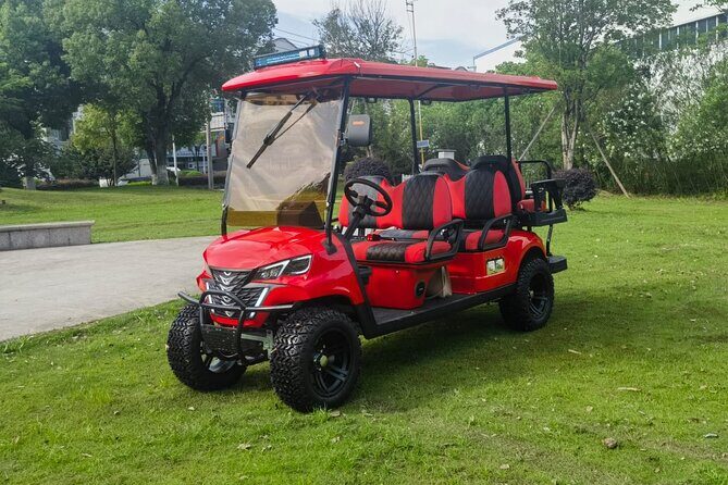 6 Seater Luxury Golf Carts Rental in Grand Turk - A Private 6-Seater Luxury Golf Cart from Grand Turk Cruise Port