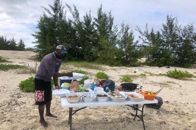 7 Hour Private Catamaran Sail, Snorkel and Beach BBQ Grace Bay, Providenciales - Wildlife hunting in the shallows: the fun part that’s never guaranteed