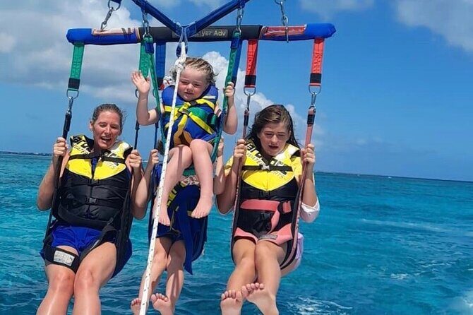 Capt Marvin Watersports / Parasail - Public Tour - The Optional Ocean Dip: Dry vs. Wet Control