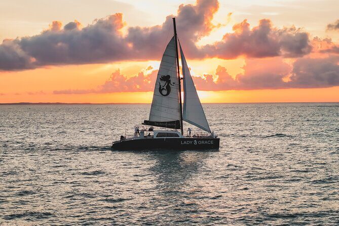 Deluxe Sunset and Saxophone Sail on Luxury Lady Grace Catamaran - Live saxophone entertainment that actually works on a moving boat