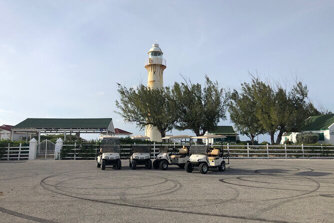 Drive GDT - Golf Cart Rentals - The island route: from town to Lighthouse to Boaby Rock Point