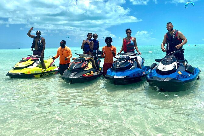 FAMOUS SHIPWRECK, Tiki Bar & Iguana Island Private Jet Ski Tour - Price and value for a two-person private jet ski day