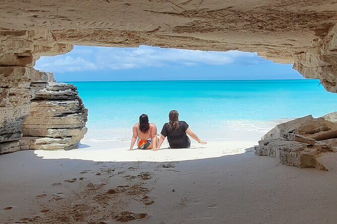 Group Reef, Beach and Sandbar Tour from Providenciales - Iguanas near Half Moon Bay: a short inland walk you’ll remember