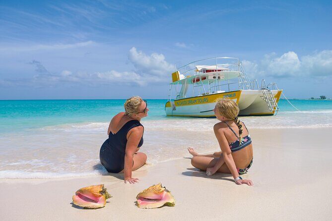 Half Day Private Boat Charter at Grace Bay, Providenciales - Shell Island and sand-dollar hunting on the way home