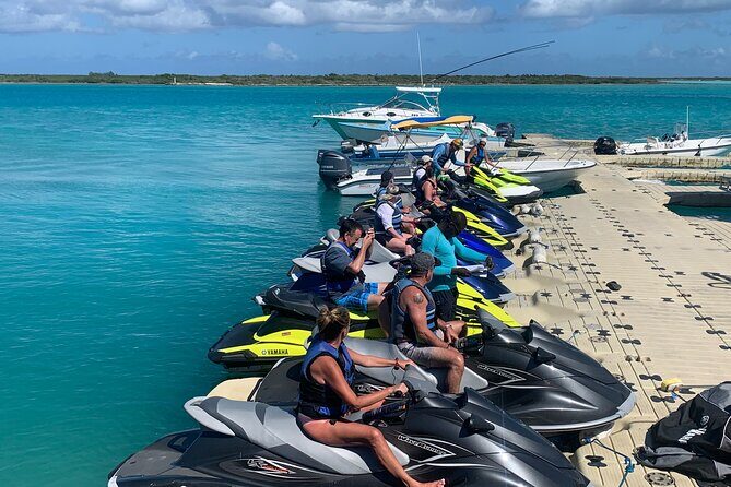 Jet Skiing around La famille ship and smaller pristine cays - Price and Value: Is $350 Per Group Worth It?