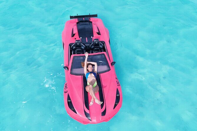 JetCar Drone Photo Video Shoot experience in Turks Caicos - JetCar meets drone camera: what your 20 minutes is really for