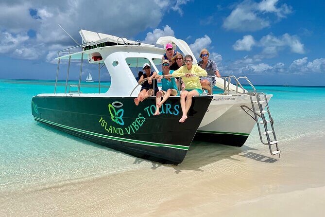Private 4 Hour Power Catamaran Excursion in Grace Bay - Top-deck lounging, onboard drinks, and keeping everyone comfortable