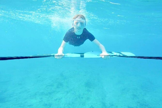 Private 4hr Parasail - Snorkel & Water-Sports Adventure, Turks and Caicos - The Subwing Towable: A Fun Add-On Beyond Standard Snorkel Time