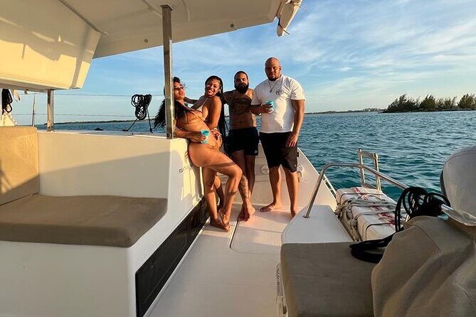 Private Half-Day Catamaran Cruise, Turks and Caicos Islands - The four-hour plan: Grace Bay, Pine Cay, Half Moon Bay, Leeward Beach