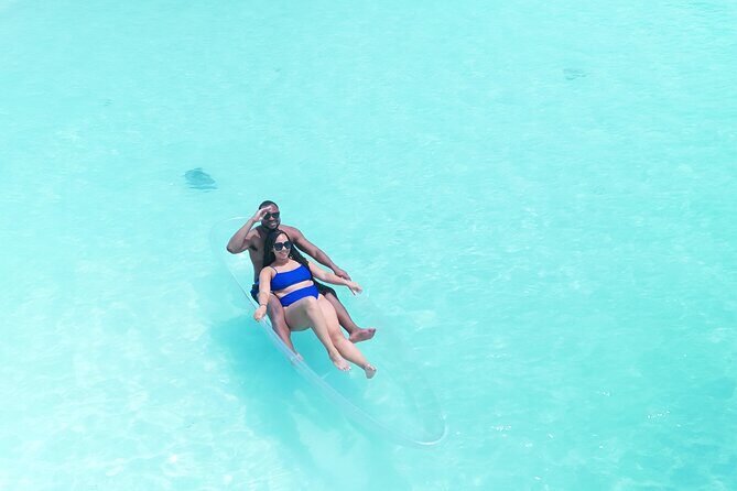 Romantic Clear Kayak Drone Photoshoot for Couples Turks & Caicos - Clear Kayak Meets Drone Photography in Provo