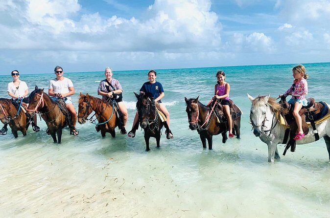 Small Group Horseback Riding Adventure in Caicos Islands - The Beach Route: Trot, Shallow Water Up to 1.5m, and Real Photo Moments