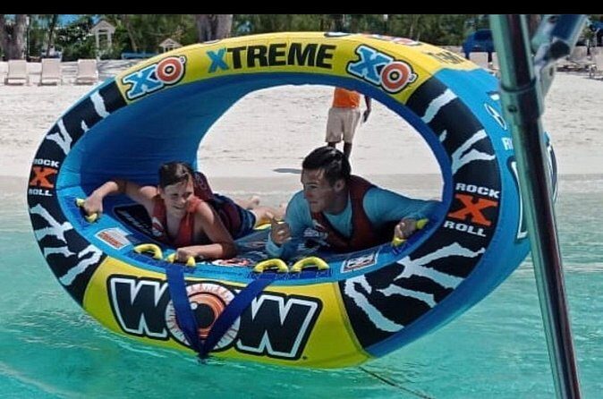 Wow Extreme Tube on Gracebay Beach Turks and Caicos Islands - What the Ride Is Like: Lay-Down Tubing, Handles, and Adrenaline
